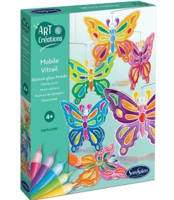 Sentosphère Móvil Vitrail Mariposas · Sentosphere*Niños Kits Manualidades Navidad|Kit De Manualidades