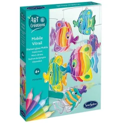 Sentosphère Móvil Vitrail Peces · Sentosphere*Niños Kits Manualidades Navidad|Kit De Manualidades