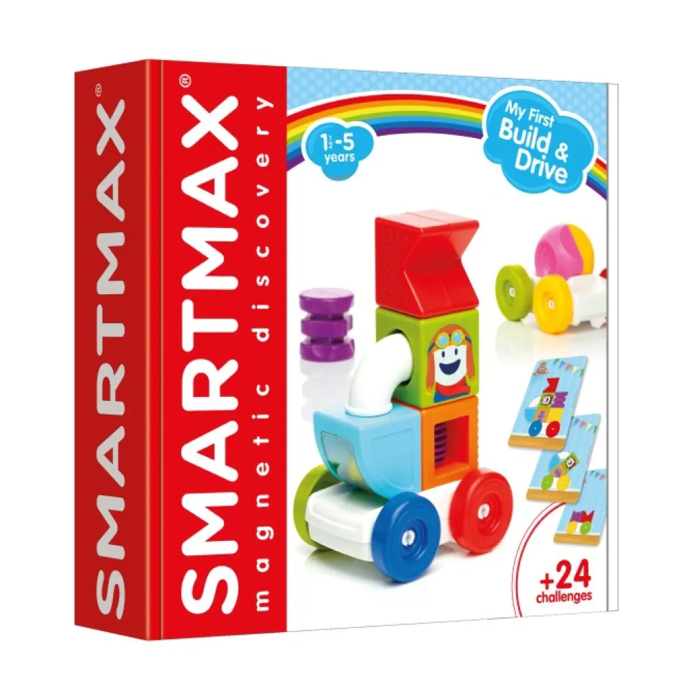 Smartmax My First Build and Drive ·*Niños Juegos De Lógica|Juguetes Y Juegos Motricidad Fina