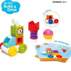 Smartmax My First Build and Drive ·*Niños Juegos De Lógica|Juguetes Y Juegos Motricidad Fina