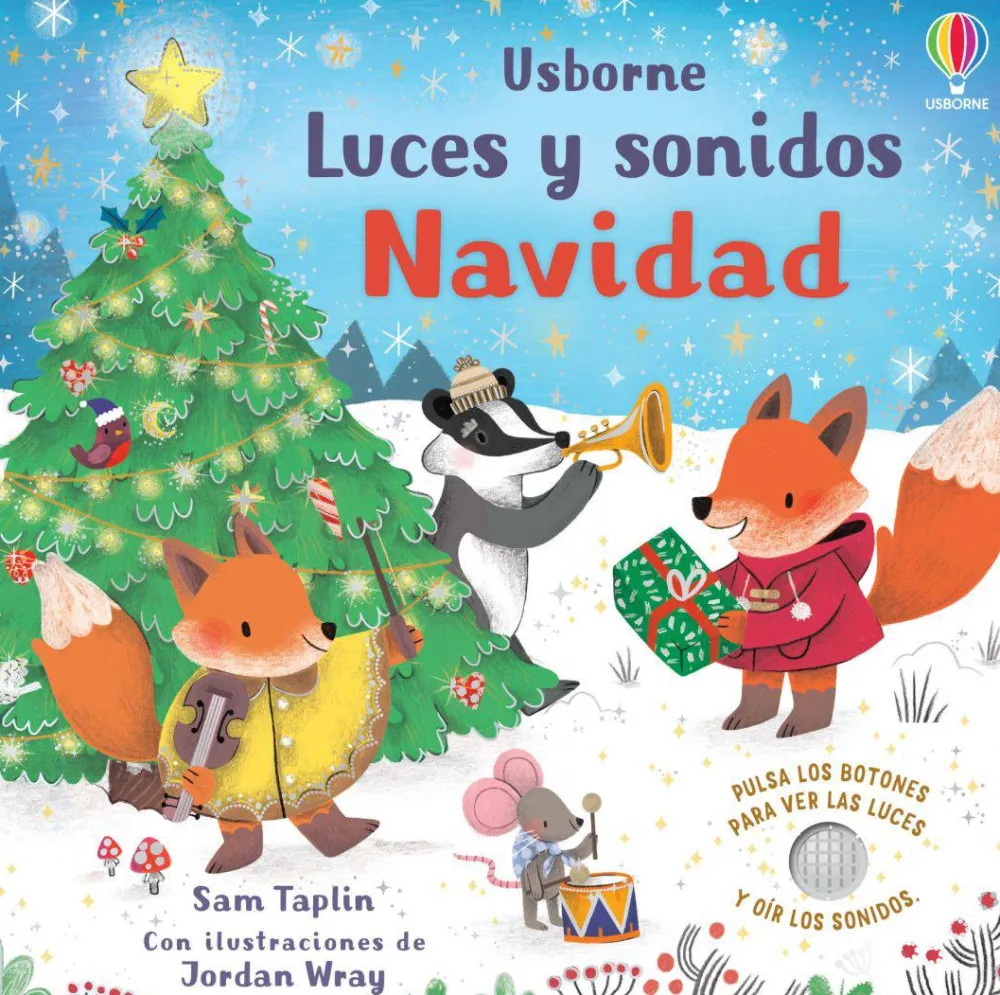 Usborne Navidad Luces y Sonidos*Niños Libros De Navidad Para Niños|Libros Musicales Y Con Sonido