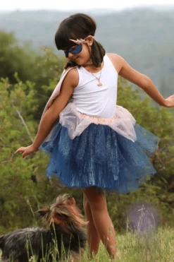 Great Pretenders Navy Super Duper Tutú, capa y máscara ·*Niños Disfraces Infantiles