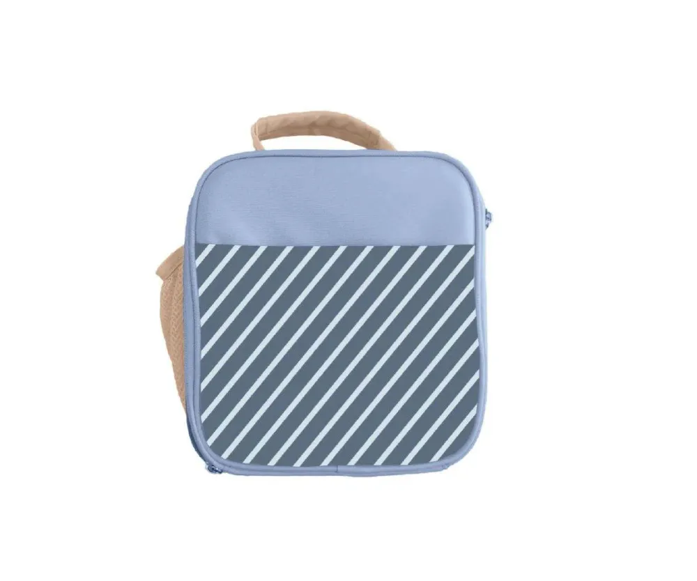 Monnëka Nevera Rígida Big Stripes Blue* Mochilas, Cestas Y Bolsos Para Playa Y Piscina