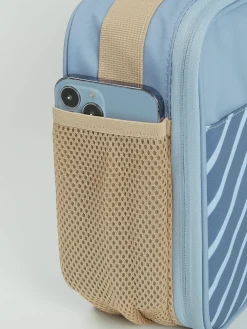 Monnëka Nevera Rígida Big Stripes Blue* Mochilas, Cestas Y Bolsos Para Playa Y Piscina