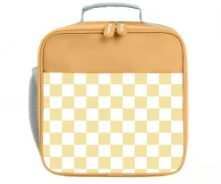 Monnëka Nevera Rígida Big Stripes Yellow Chess* Mochilas, Cestas Y Bolsos Para Playa Y Piscina