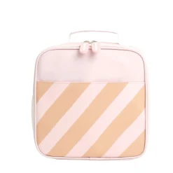 Monnëka Nevera Rígida Big Stripes Pink* Mochilas, Cestas Y Bolsos Para Playa Y Piscina