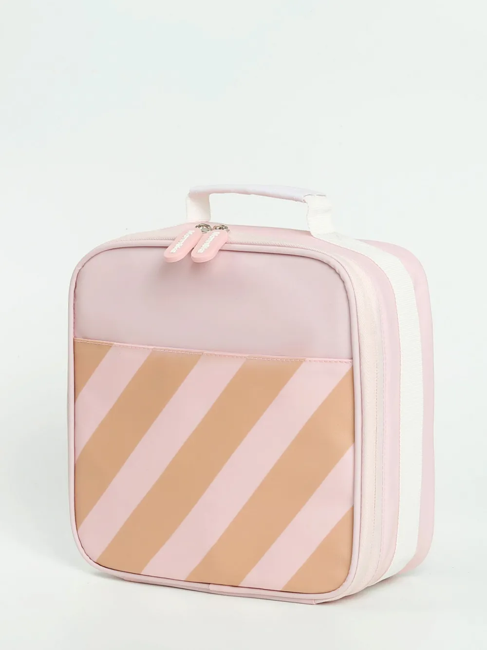 Monnëka Nevera Rígida Big Stripes Pink* Mochilas, Cestas Y Bolsos Para Playa Y Piscina