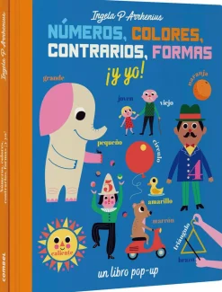 Combel Números, colores, contrarios, formas ¡y yo!* Libros De Cartoné