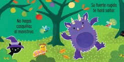 Usborne No hagas cosquillas al esqueleto*Niños Libros De Texturas Para Bebés|Libros Con Solapas