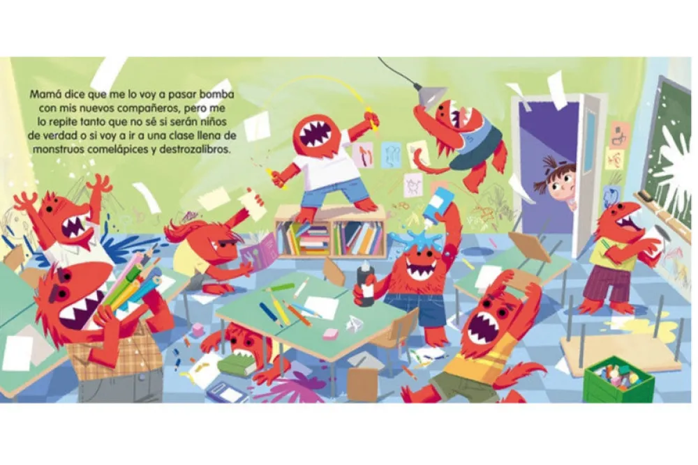 Editorial Molino ¡(No) quiero ir al cole!* Cuentos Para La Vuelta Al Cole|Libros Sobre Emociones