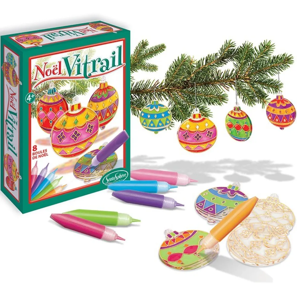 Sentosphère Noël Vitrail*Niños Kits Manualidades Navidad|Kit De Manualidades