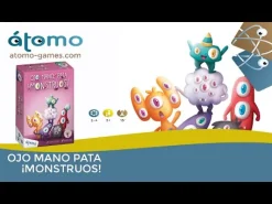 Átomo Games Ojo, Mano, Pata, Monstruo · Átomo*Niños Átomo Games|Juegos De Mesa De Viaje