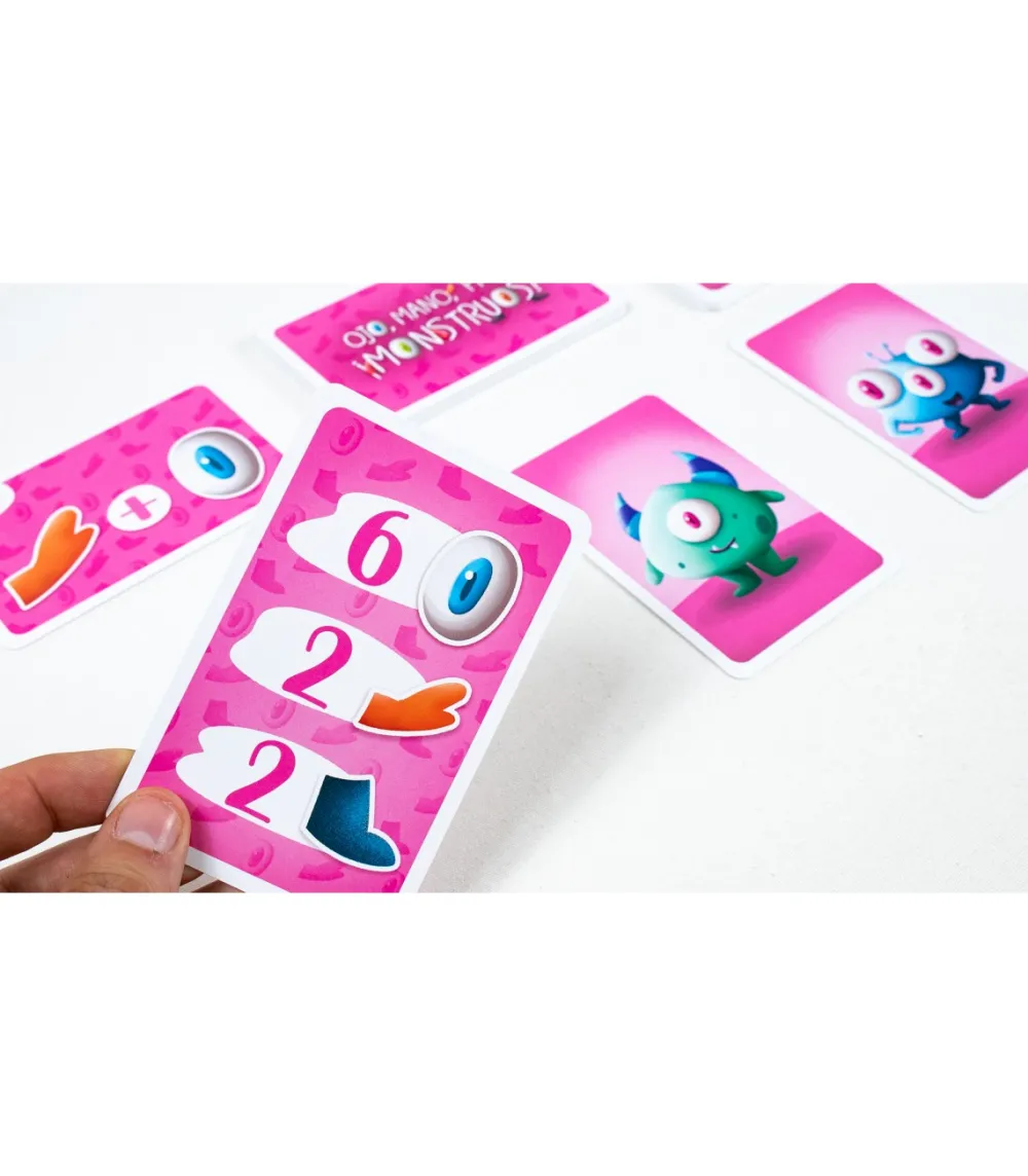 Átomo Games Ojo, Mano, Pata, Monstruo · Átomo*Niños Átomo Games|Juegos De Mesa De Viaje