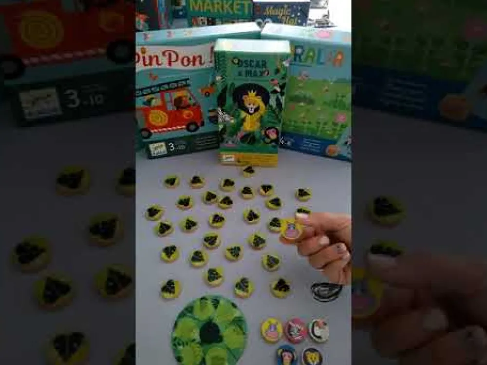Djeco Oscar y Max ·*Niños Djeco|Juegos De Mesa Competitivos