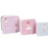 Tutete Pack 3 Cajas Almuerzo Ballet* Cajas De Almuerzo Infantil·Sin Compartimentos