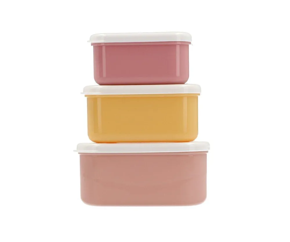 Tutete Pack 3 Cajas Almuerzo Bugs* Cajas De Almuerzo Infantil·Sin Compartimentos