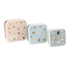 Tutete Pack 3 Cajas Almuerzo Geometric Nature* Cajas De Almuerzo Infantil·Sin Compartimentos