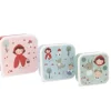 Tutete Pack 3 Cajas Almuerzo Little Red* Cajas De Almuerzo Infantil·Sin Compartimentos