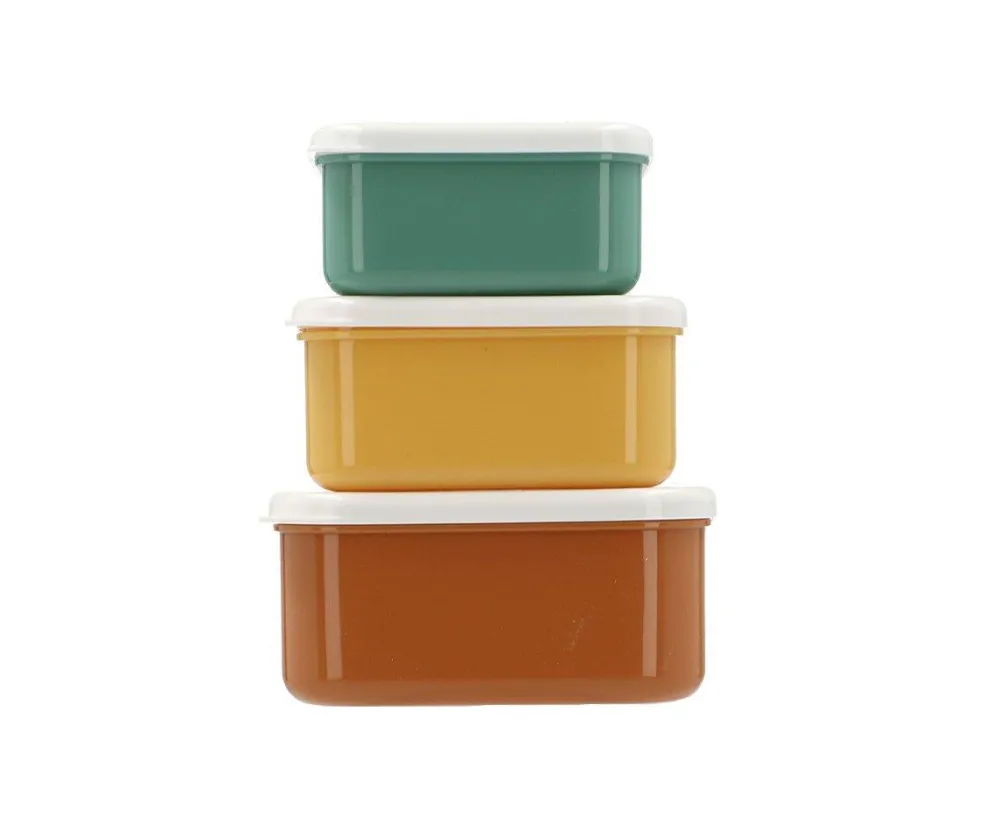 Tutete Pack 3 Cajas Almuerzo Savannah* Cajas De Almuerzo Infantil·Sin Compartimentos