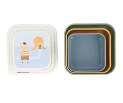 Tutete Pack 3 Cajas Almuerzo The Three Little Pigs* Cajas De Almuerzo Infantil·Sin Compartimentos