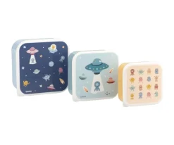 Tutete Pack 3 Cajas Almuerzo The Martians* Cajas De Almuerzo Infantil·Sin Compartimentos