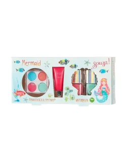 Souza Pack maquillaje Sirenita ·*Niños Maletín De Maquillaje Para Niñas Y Niños|Disfraces Infantiles