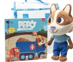 SM Pack Pepo en las obras* Libros Con Muñeco|Libros Pop-Up