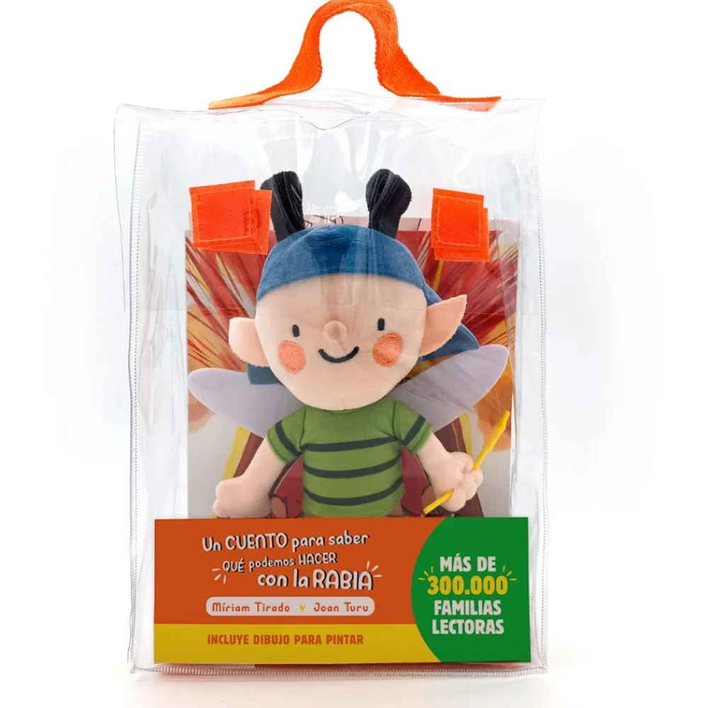 Carambuco Pack Tengo un volcán - Libro con peluche* Libros De Miriam Tirado|Libros Sobre Emociones