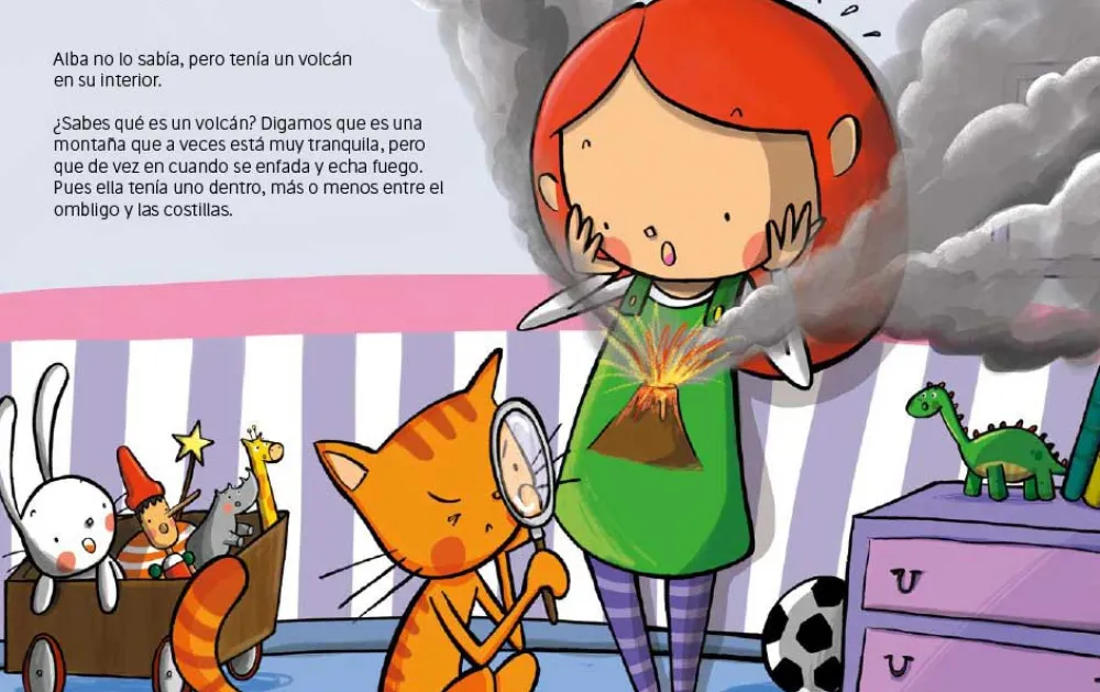 Carambuco Pack Tengo un volcán - Libro con peluche* Libros De Miriam Tirado|Libros Sobre Emociones