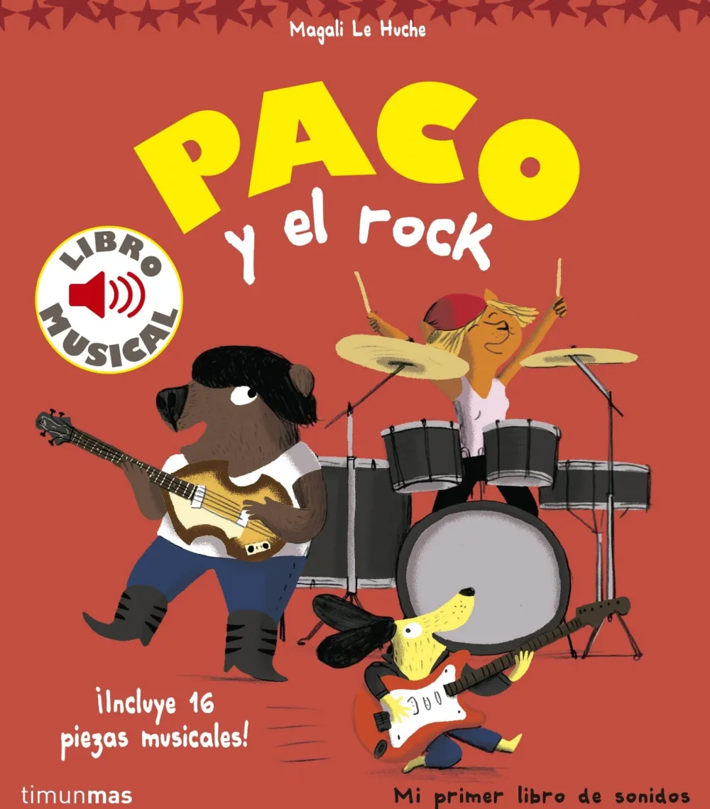 Timun Mas Paco y el rock. Libro musical*Niños Álbumes Ilustrados Infantiles|Libros Musicales Y Con Sonido