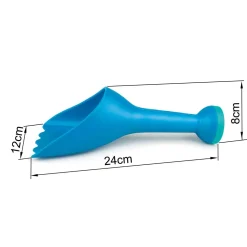 Hape Pala cavadora y rociadora Azul ·*Niños Juguetes De Playa|Juguetes De Playa