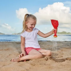 Hape Pala cavadora y rociadora Azul ·*Niños Juguetes De Playa|Juguetes De Playa