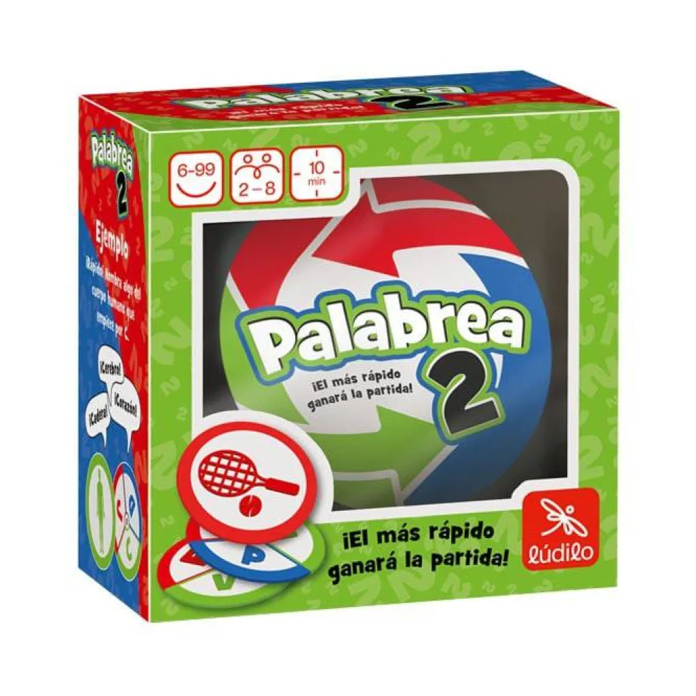 Ludilo Palabrea 2 ·*Niños Ludilo|Juegos De Mesa De Viaje