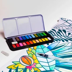 Omy Paleta acuarelas 24 colores*Niños Bolis, Lápices Y Rotus|Pinturas