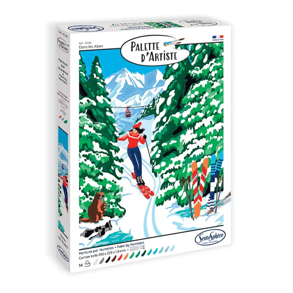 Sentosphère Paleta de artistas - En los Alpes · Sentosphere*Niños Kit De Manualidades