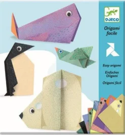 Djeco Papiroflexia Origami Animales Polares ·*Niños Kit De Manualidades|Juguetes Y Juegos Motricidad Fina