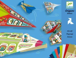 Djeco Papiroflexia Origami Aviones ·*Niños Kit De Manualidades|Juguetes Y Juegos Motricidad Fina