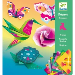 Djeco Papiroflexia Origami Trópicos ·*Niños Kit De Manualidades|Juguetes Y Juegos Motricidad Fina