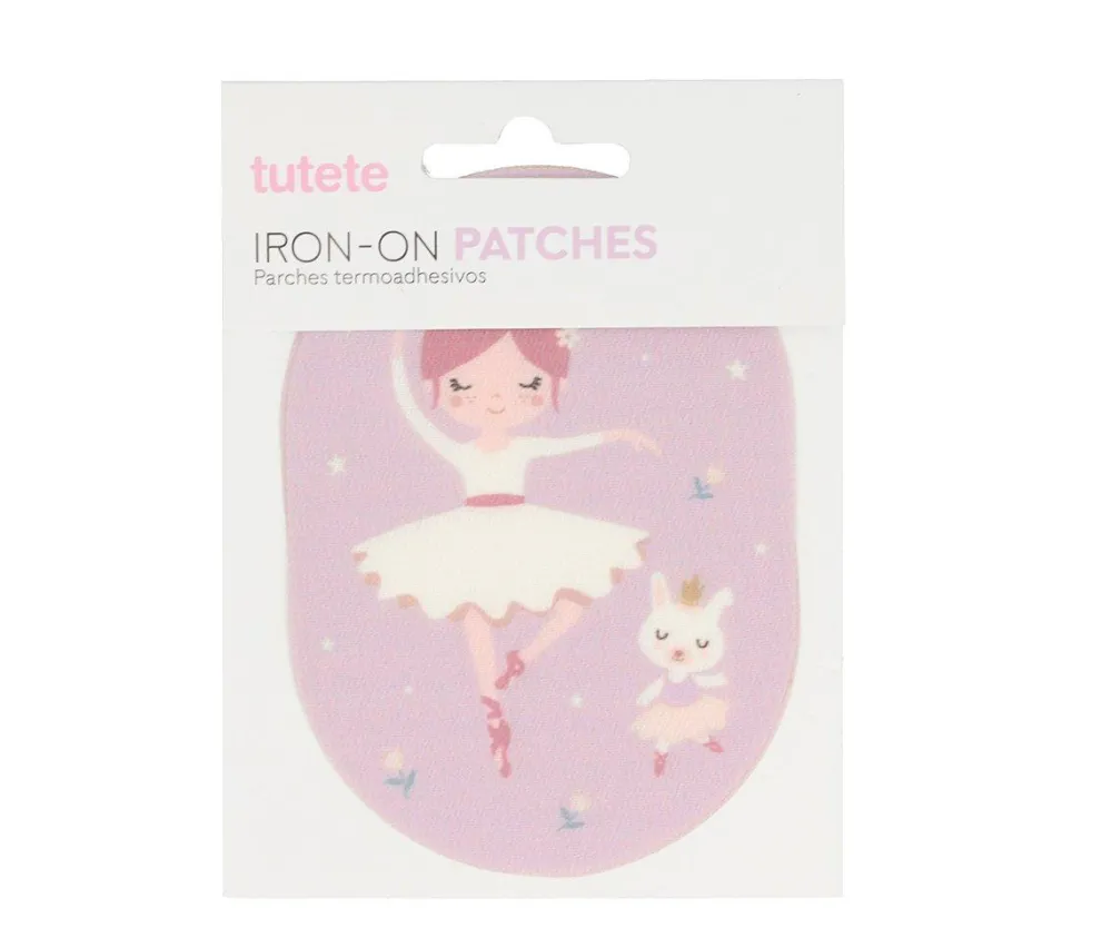 Tutete Parche termoadhesivo para ropa 2 uds Ballet* Parches Para Ropa Termoadhesivos