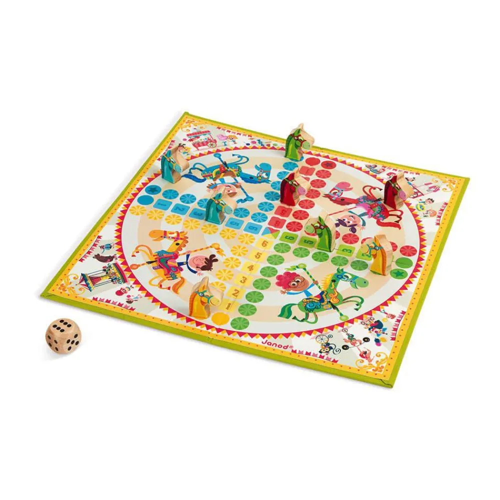 Janod Parchís ·*Niños Juegos De Mesa Competitivos|Juegos De Tablero