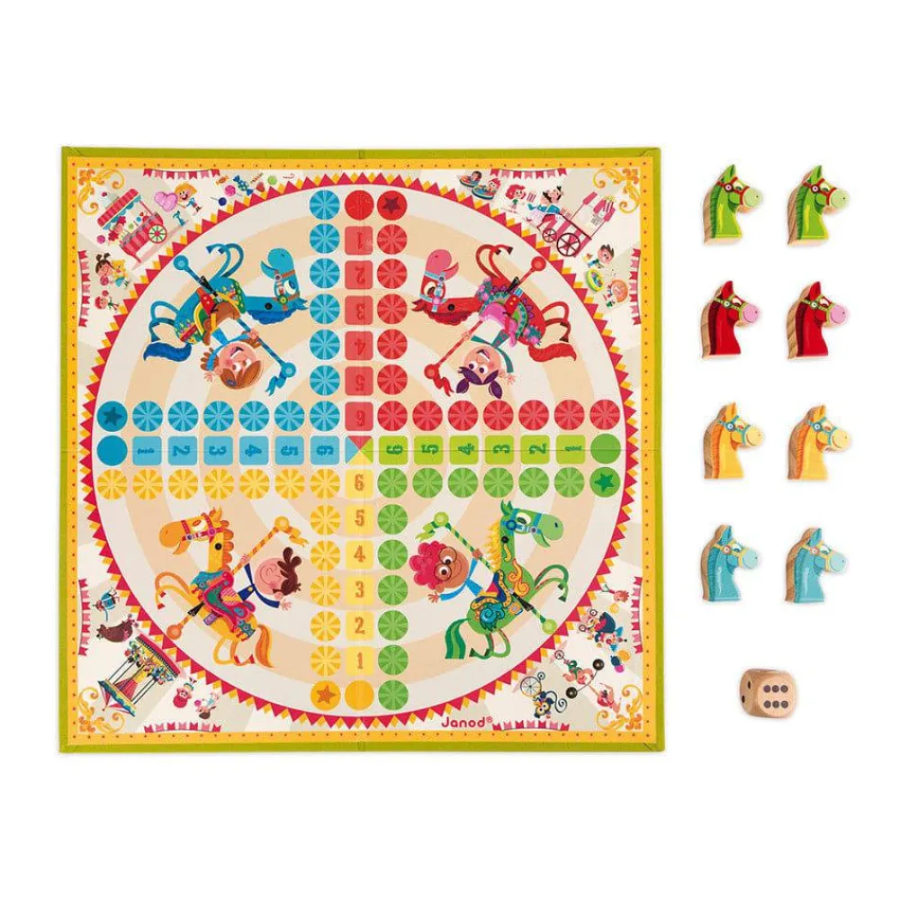 Janod Parchís ·*Niños Juegos De Mesa Competitivos|Juegos De Tablero