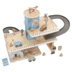 Little Dutch Parking Garaje ·*Niños Coches De Madera De Juguete Para Bebés|Coches De Juguete Para Bebés