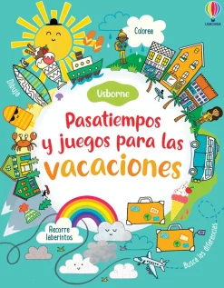 Usborne Pasatiempos y juegos para las vacaciones*Niños Libros Pasatiempos Para Niños Y Niñas