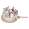 Little Dutch Pastel de cumpleaños Rosa ·*Niños Cocinas De Madera Y Accesorios Juguete|Juguetes Waldorf