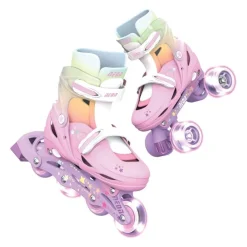 Yvolution Patines Combo Neon Rainbow ·*Niños Patinetes Infantiles|Patines Para Niñas Y Niños