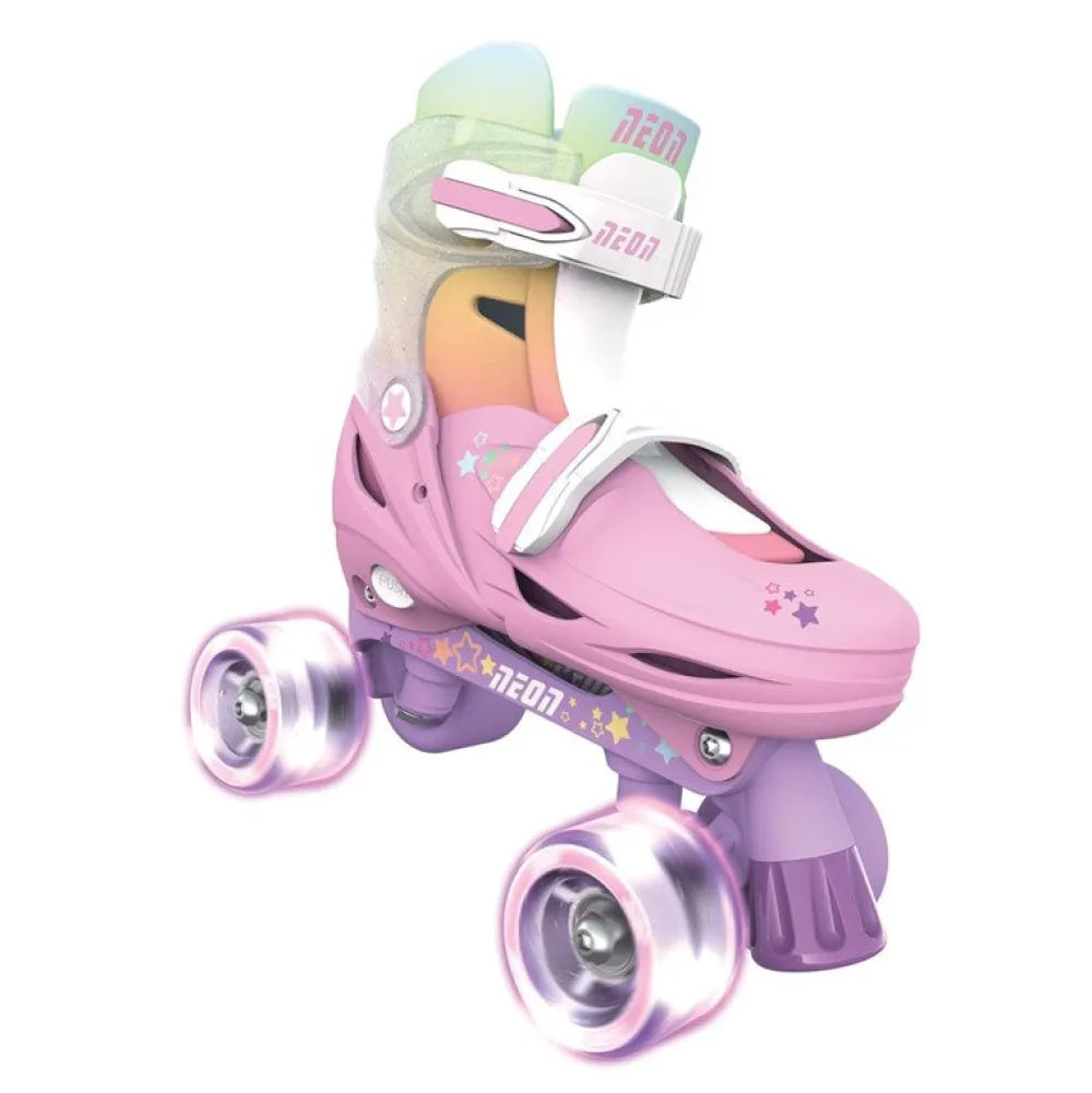 Yvolution Patines Combo Neon Rainbow ·*Niños Patinetes Infantiles|Patines Para Niñas Y Niños