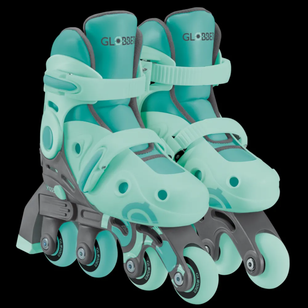 Globber Patines en linea 2 Menta ·*Niños Patinetes Infantiles|Patines Para Niñas Y Niños