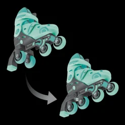 Globber Patines en linea 2 Menta ·*Niños Patinetes Infantiles|Patines Para Niñas Y Niños
