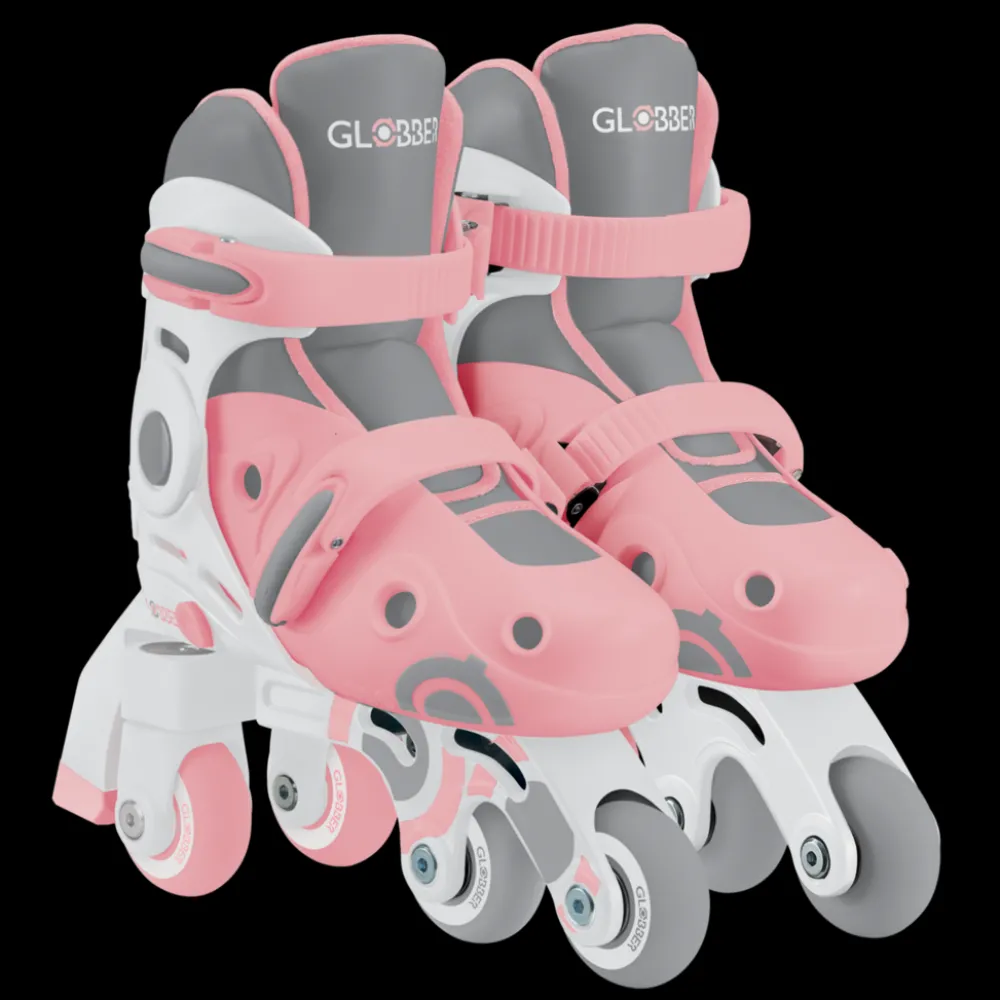 Globber Patines en linea 2 Rosa pastel ·*Niños Patinetes Infantiles|Patines Para Niñas Y Niños