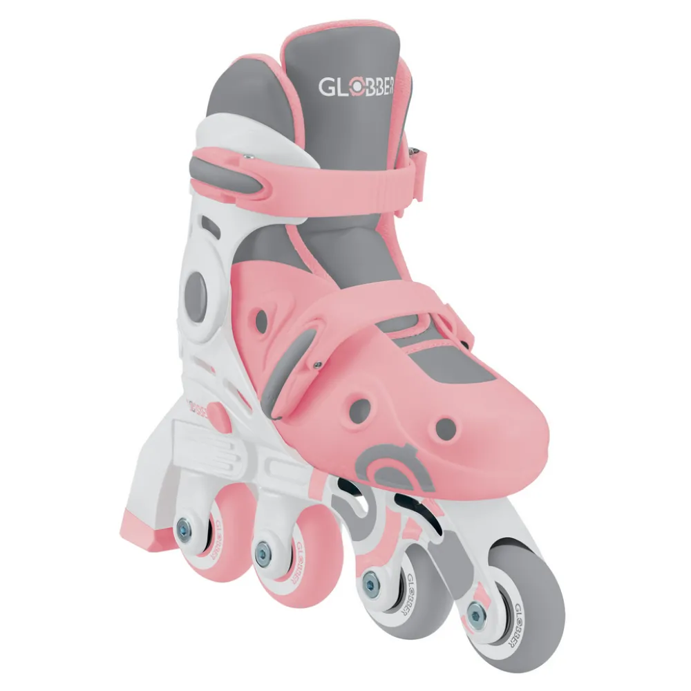 Globber Patines en linea 2 Rosa pastel ·*Niños Patinetes Infantiles|Patines Para Niñas Y Niños